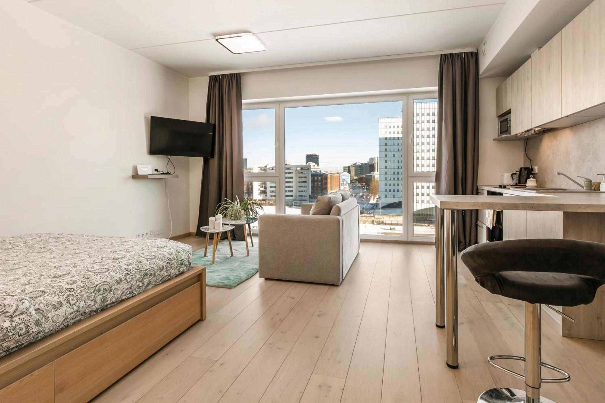 Modern Apartment With Great View Талин Екстериор снимка